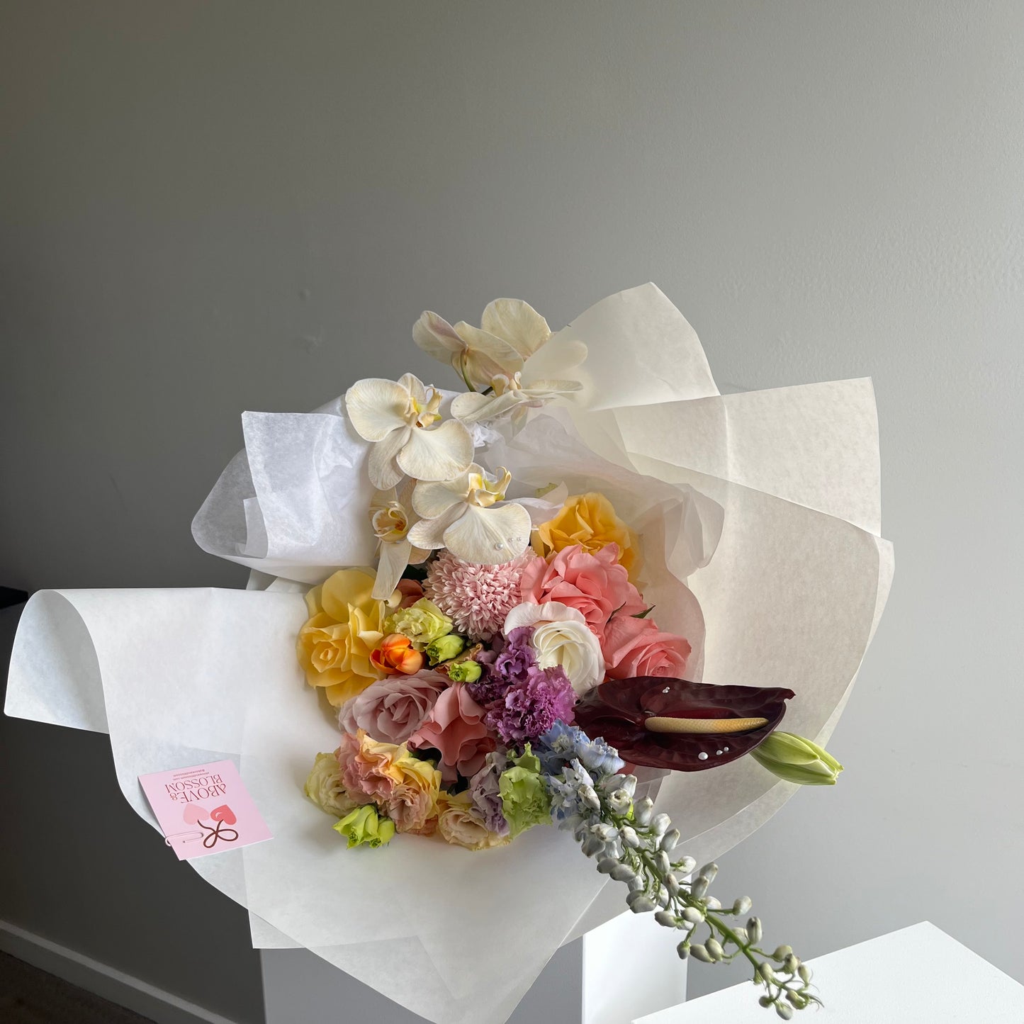 melon pop classic with orchids