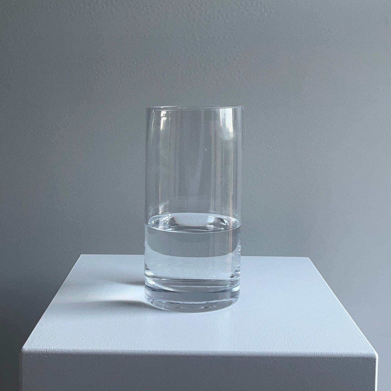 vase with clean fresh water