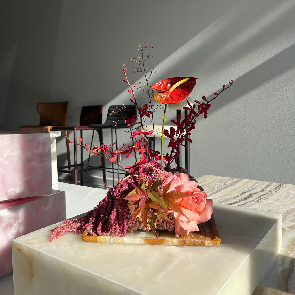 medium floral cloud bright and bold