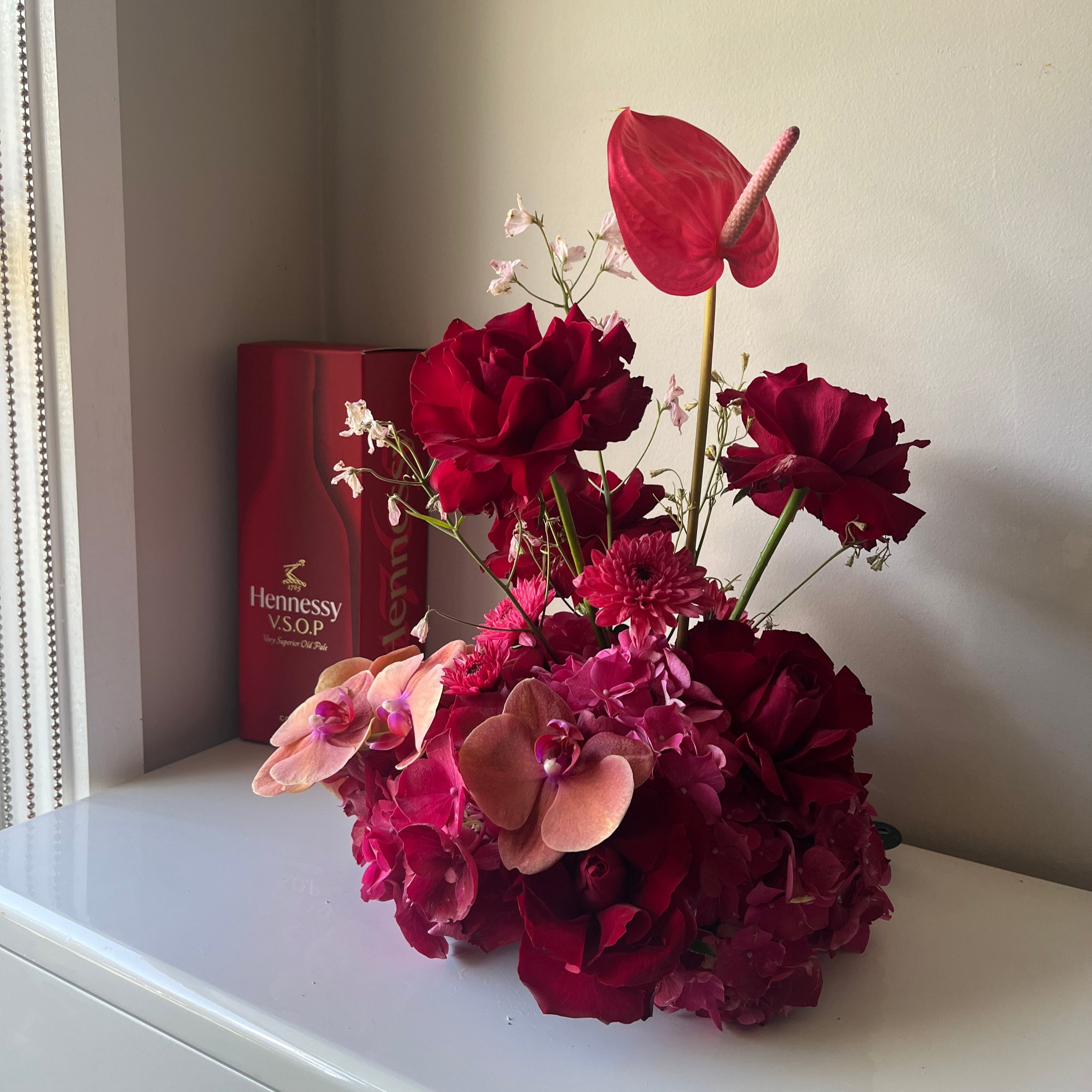 small floral cloud bright and bold