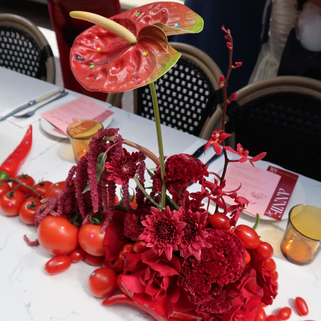 small fruit floral cloud bright and bold